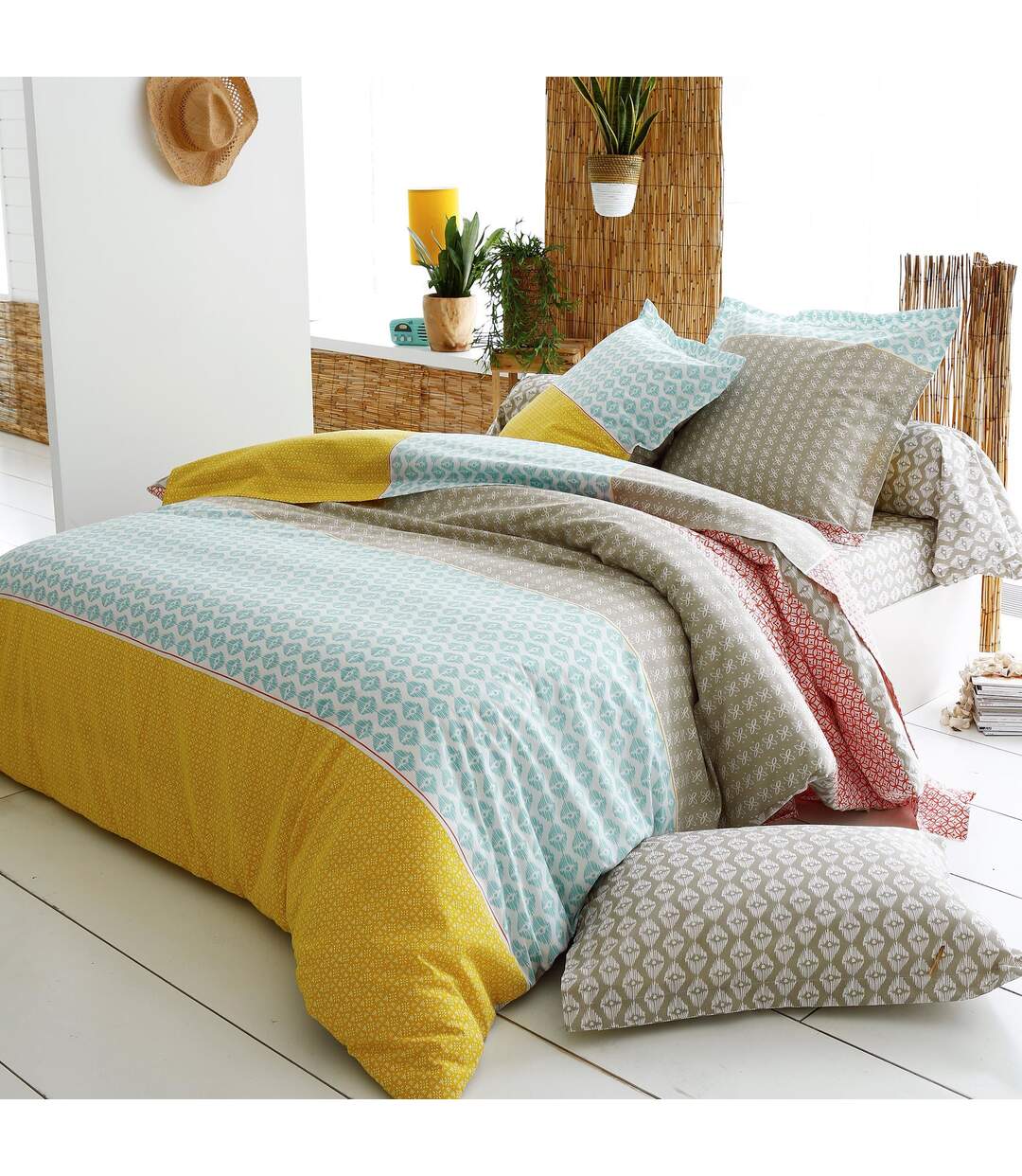 Housse de couette 260x240 cm coton RIO Multicolore