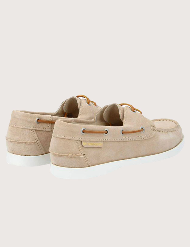 SCHMOOVE CHAUSSURES BATEAU SUÈDE BEIGES HOMME
