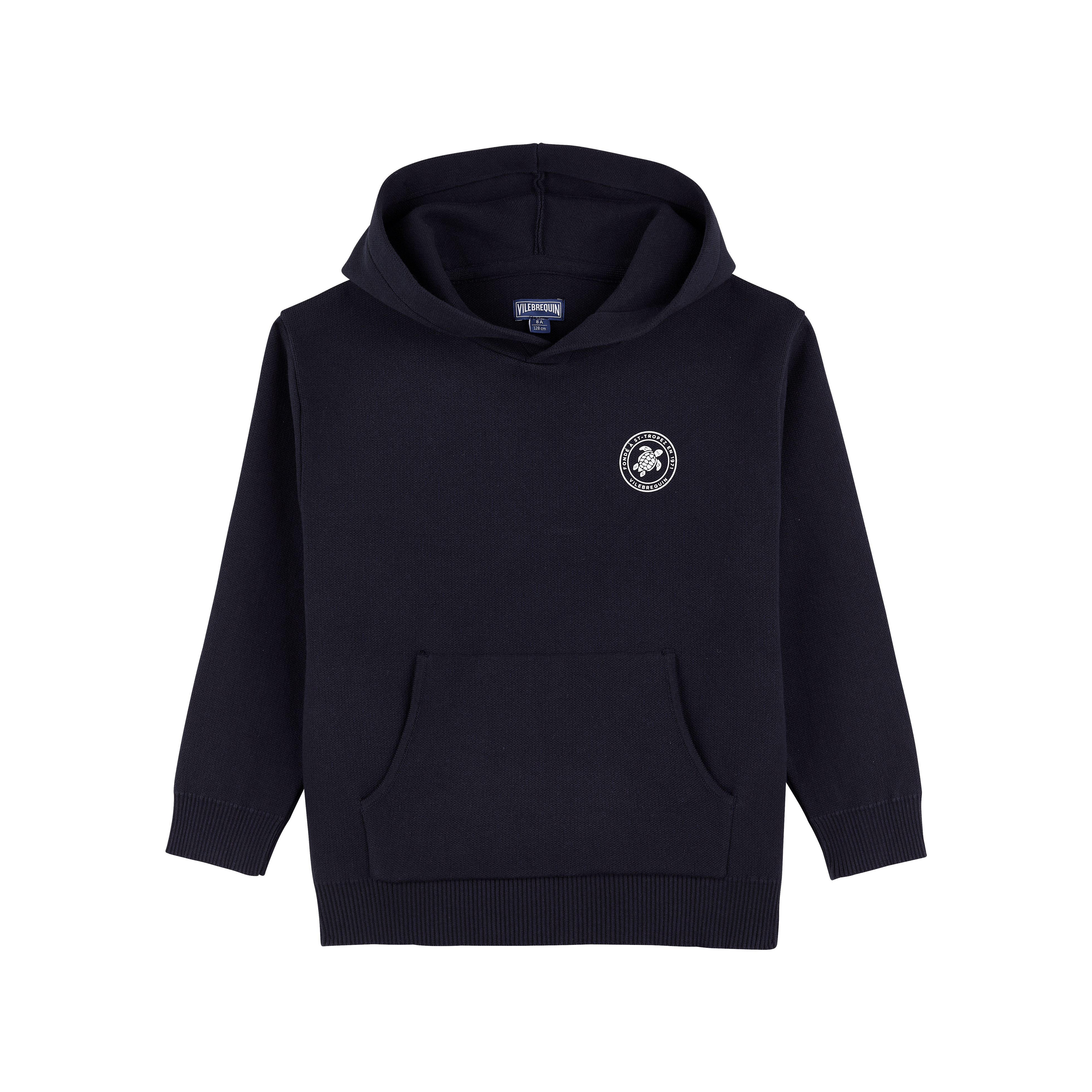 Sweat à Capuche en Coton Enfant Uni