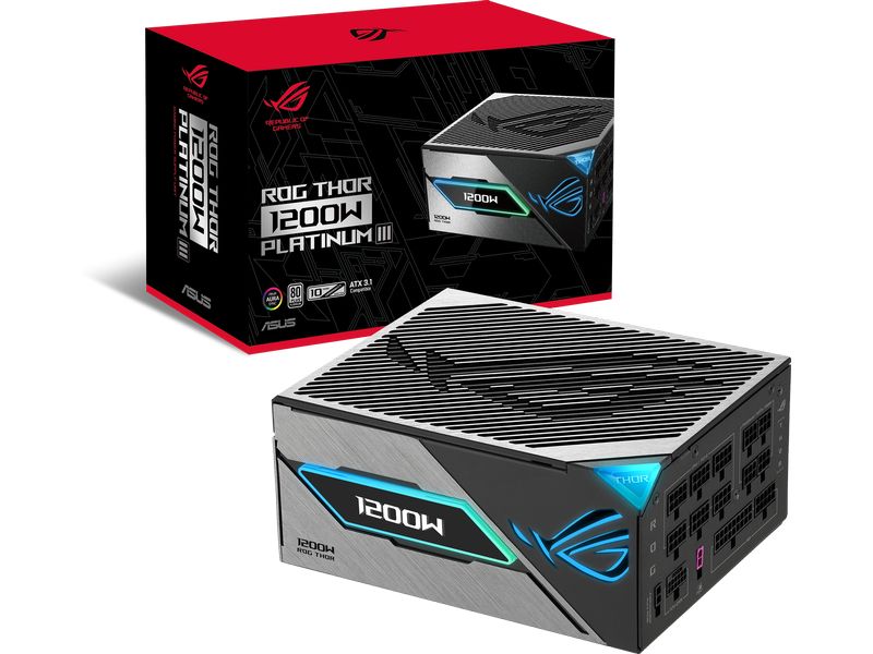 ASUS ROG THOR 1200P3 -GAMING 1200 W Voll-modulares ATX-Netzteil mit 1200 W