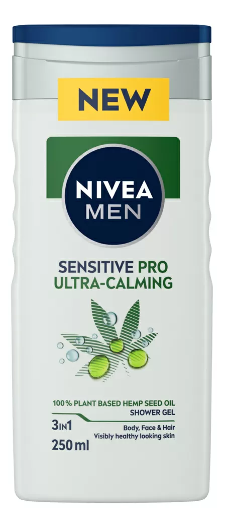 Nivea Men Sensitive Pro Ultra Calming Shower Gel - 250 ml.
