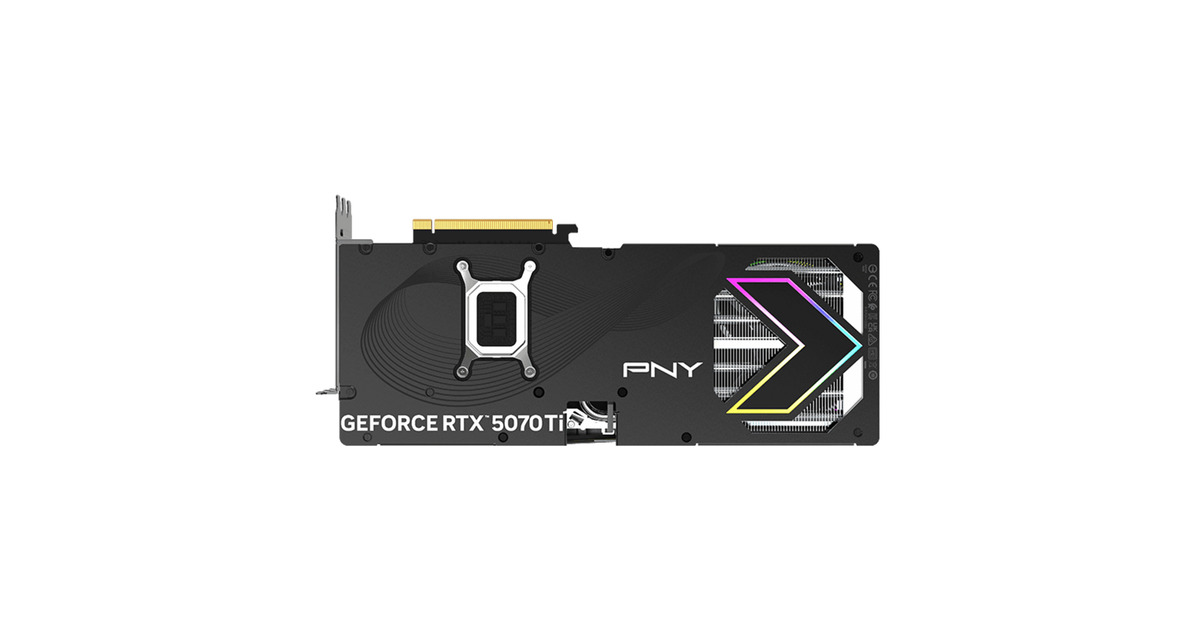 PNYGeForce RTX 5070 Ti EPIC-X RGB OC grafische kaart  (DLSS 4, 3x DisplayPort, 1x HDMI)