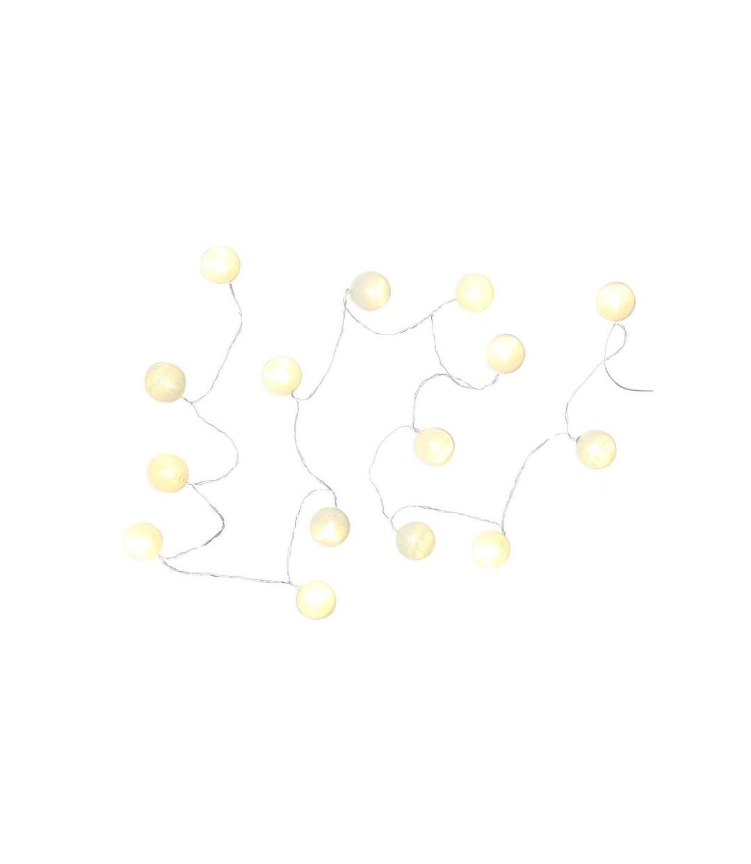 Paris Prix - Guirlande Lumineuse Led boule 360cm Blanc & Bleu