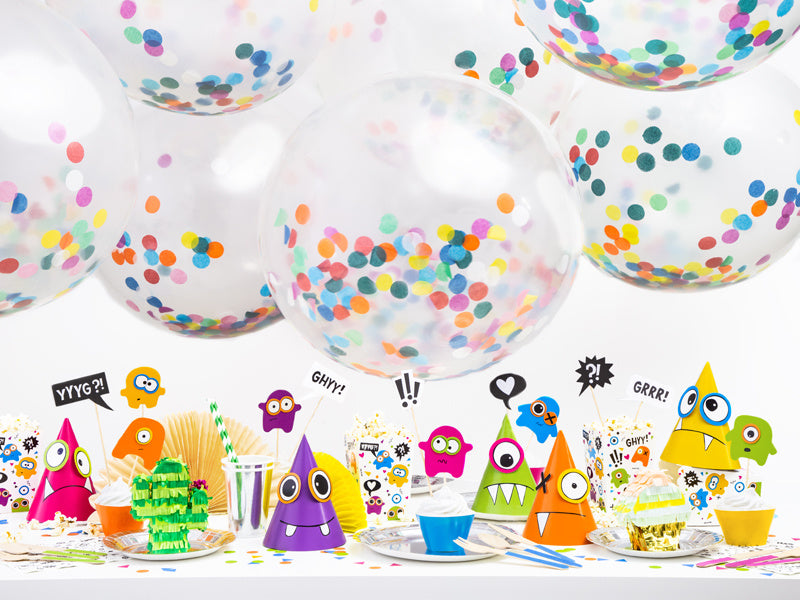 Monster Feesthoedjes 16cm 6st