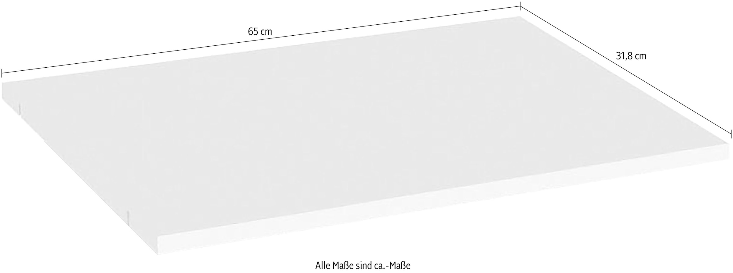 Home affaire Einlegeboden »Evergreen« (B/T/H): 64,8/31,8/1,8 cm,  im 2er-set