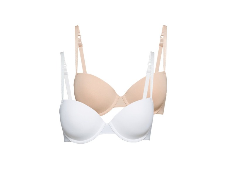 Lingerie T-shirt bh, 2 stuks