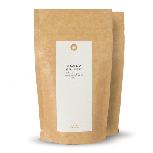 Sunday Natural Products  Vitamin C Pulver Calciumascorbat