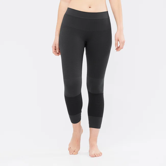 ESSENTIAL WOOL  Leggings Damen DEEPBLACK