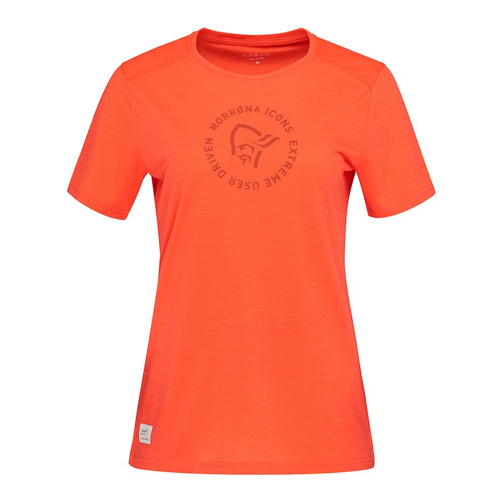 Norrona SVALBARD - Maillot Femme orange alert