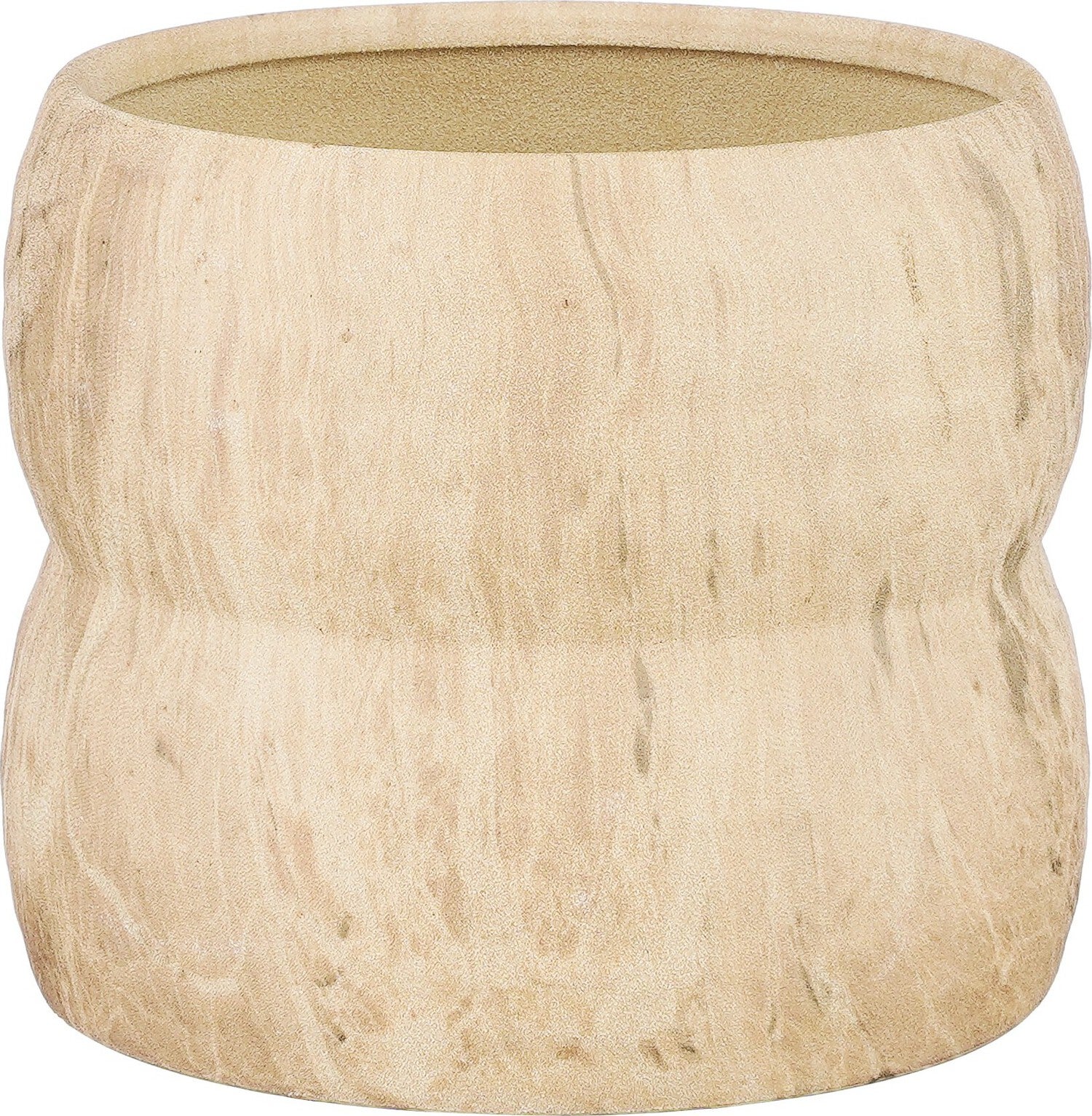 Mica Decorations bloempot Trentino crème D 16 H 13 cm
