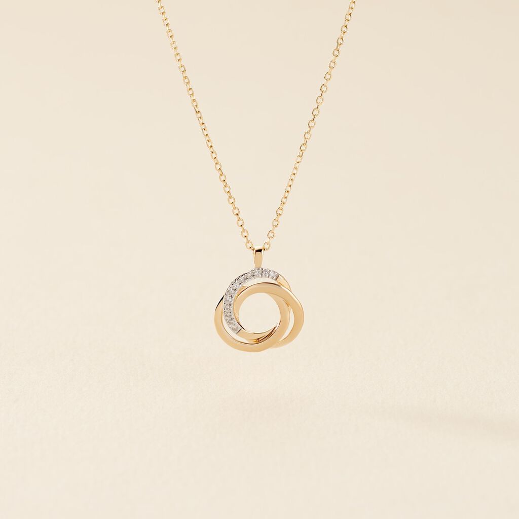 Collier Syrena Or Jaune Diamant