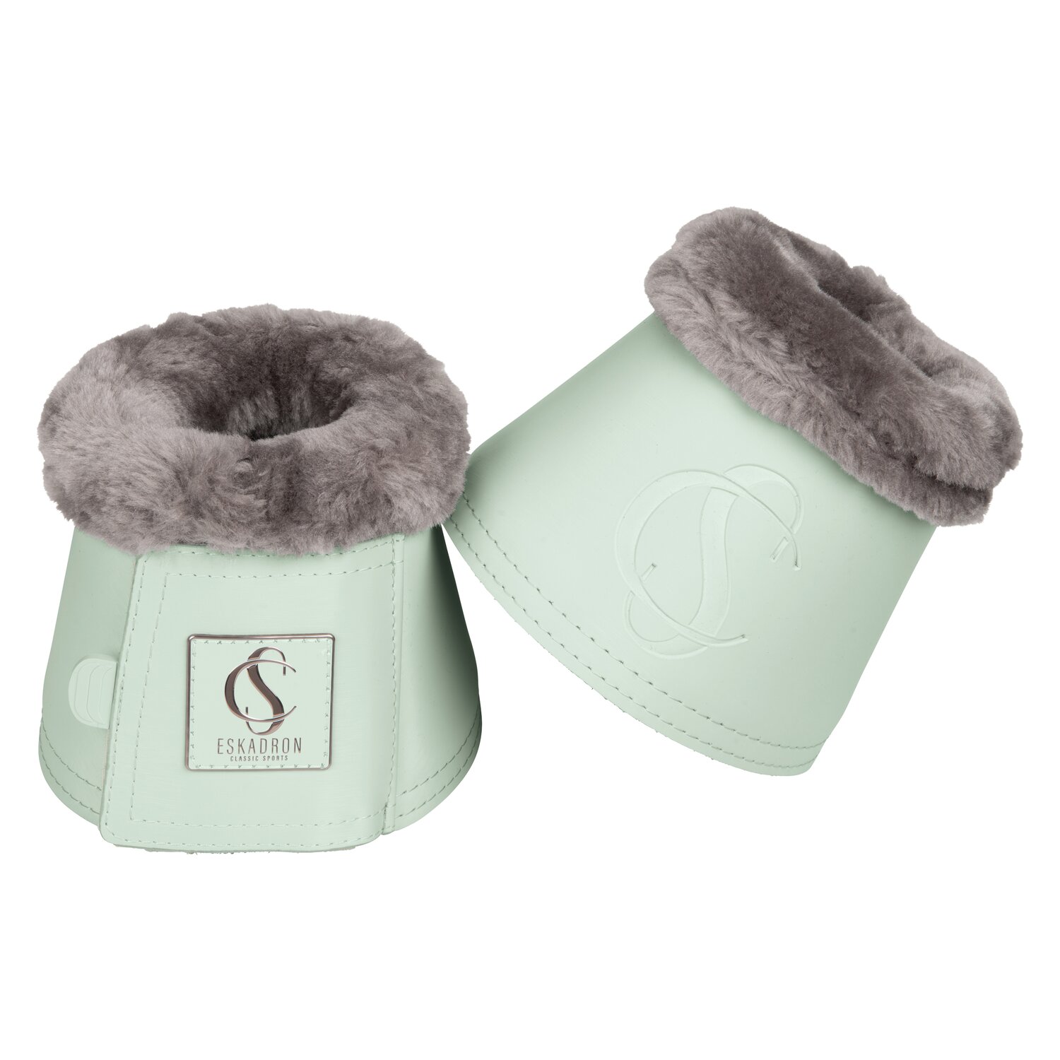 ESKADRON Classic Sports Sprungglocken Softslate FauxFur  - powder green