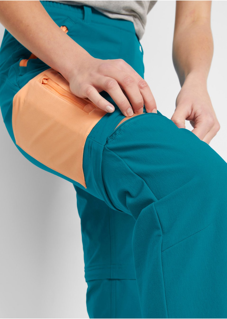Pantalon fonctionnel modulable, coupe droite