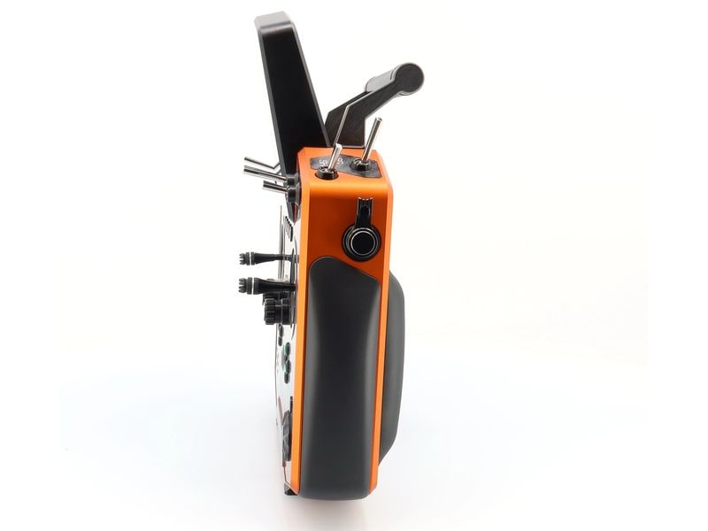 Jeti Fernsteuerung DS-24II Carbon Line Orange 24 Kanal, Dup Professioneller 24-Kanal-Sender mit Geber auf Rückseite und Carbon-Frontplatte