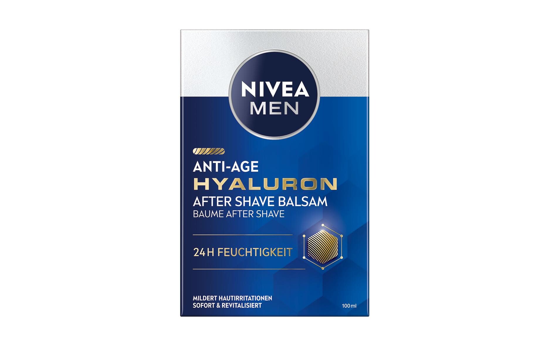 After Shave Balsam Anti-Age Hyaluron 100 mlBalsam pflegt die Männerhaut nach der Rasur, und schenkt ihr Frische