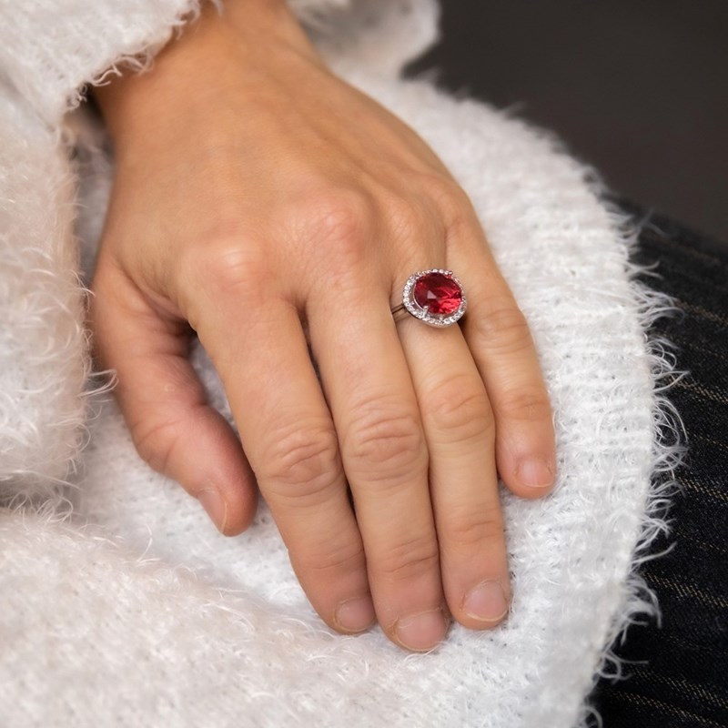 Bague Femme Rhodium SMELLA