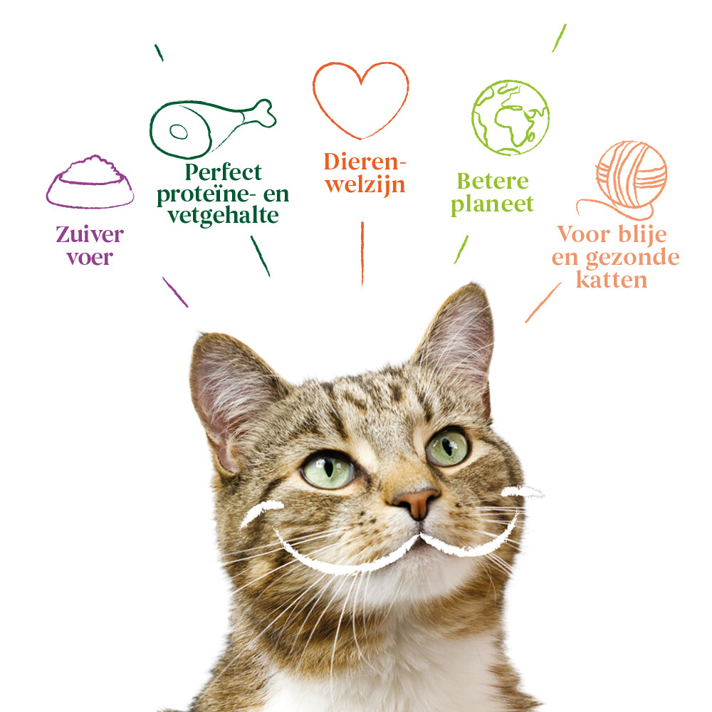 Yarrah Bio Kattenvoer Paté Rund & Kip100 gr