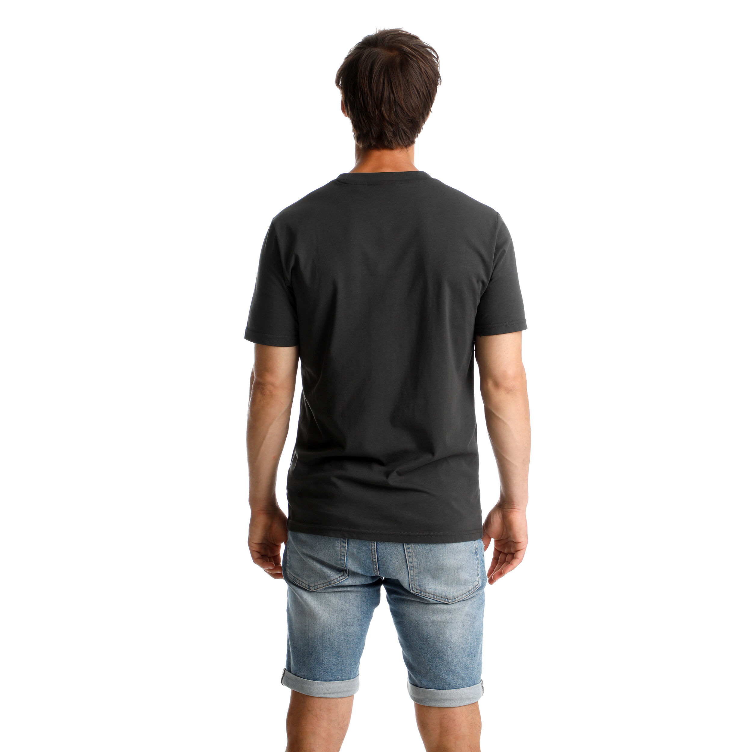 Quiet Please Square Lines T-shirt Hommes - Anthracite