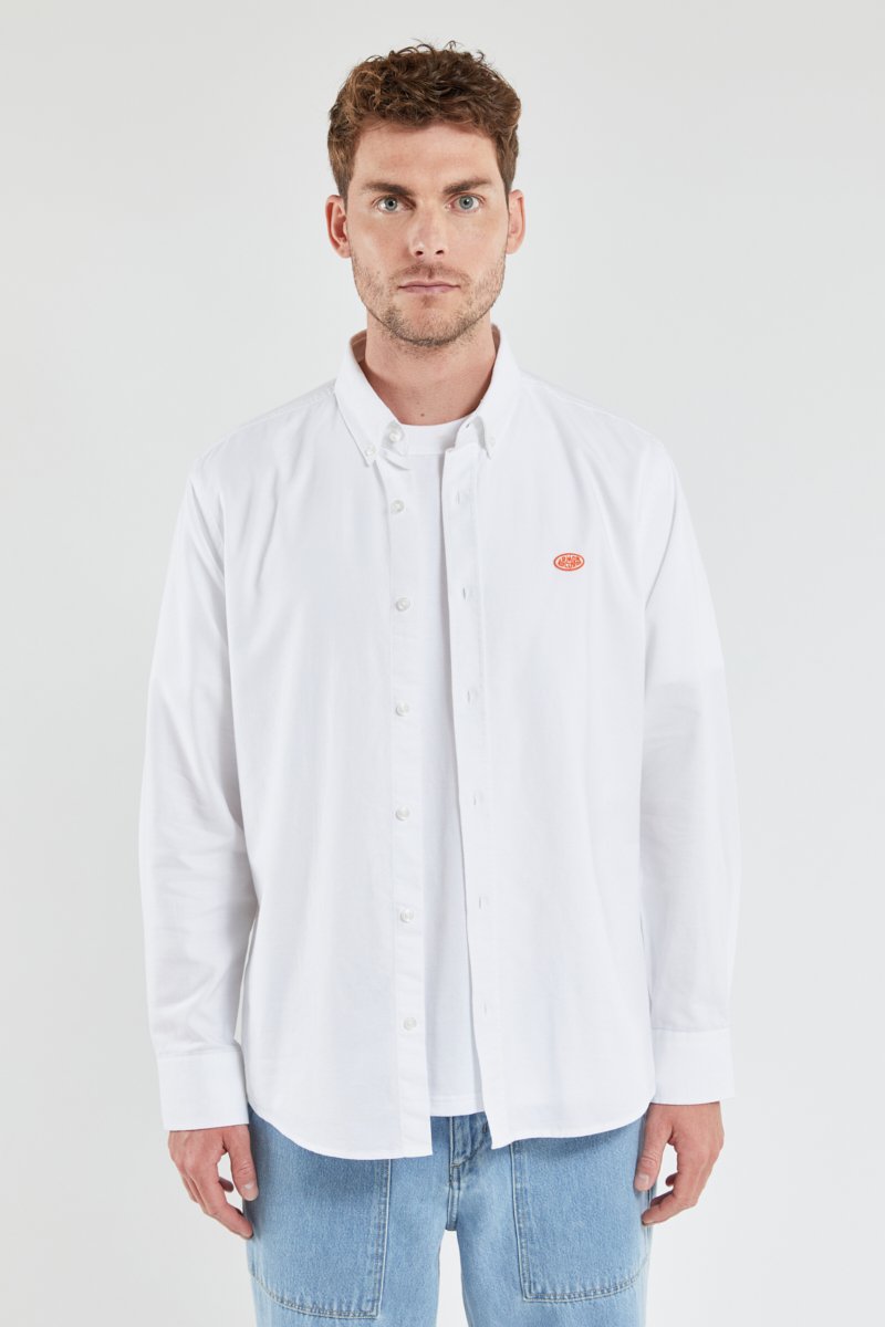 Chemise coupe droite - coton
