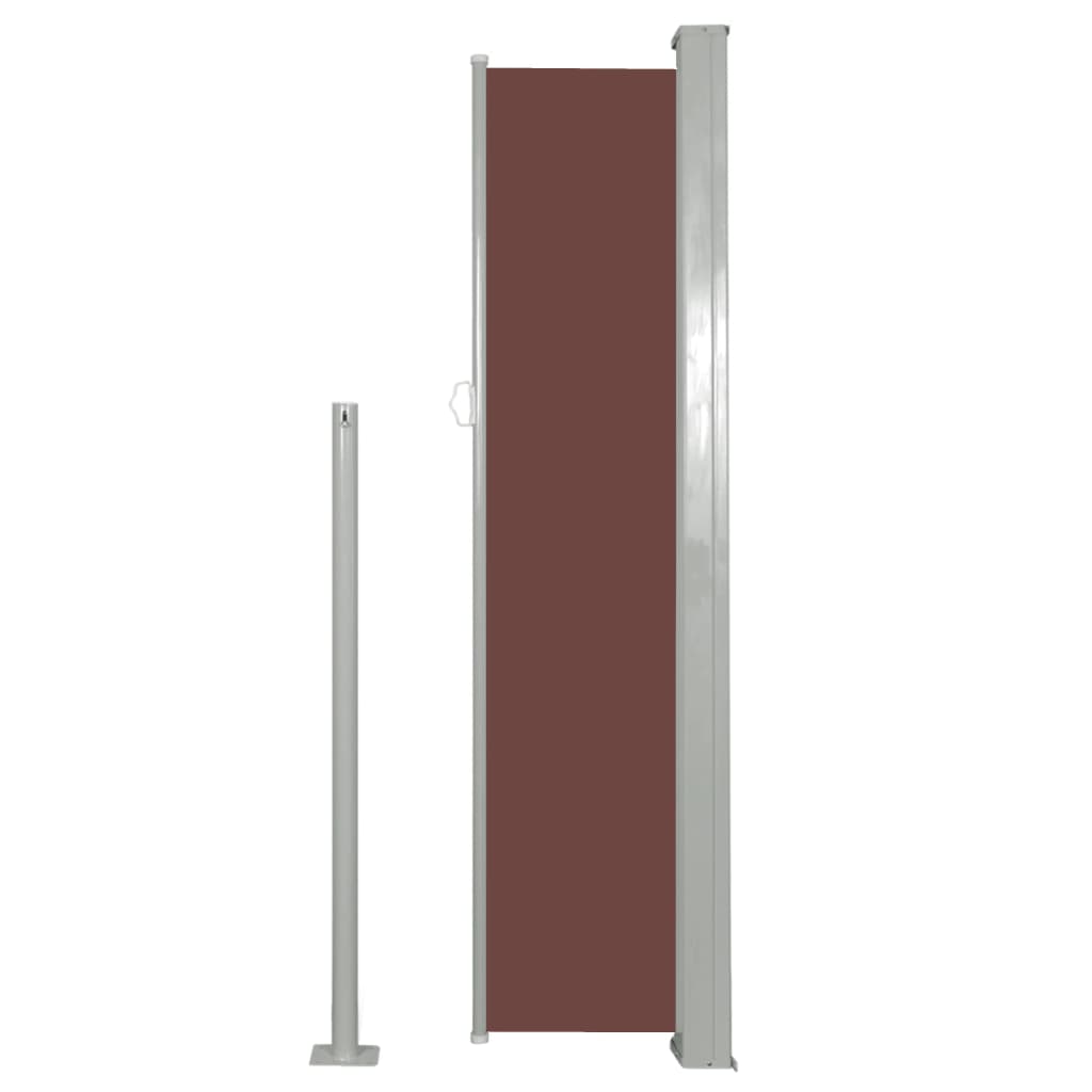 Auvent paravent store brise-vue latéral rétractable de patio jardin terrasse balcon protection visuelle écran 140 x 300 cm ma