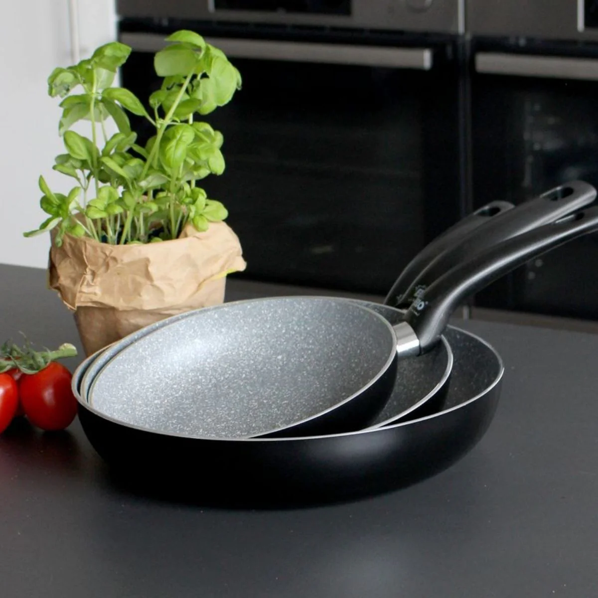 Poêle wok 20 cm en aluminium pressé Dolomit Elo