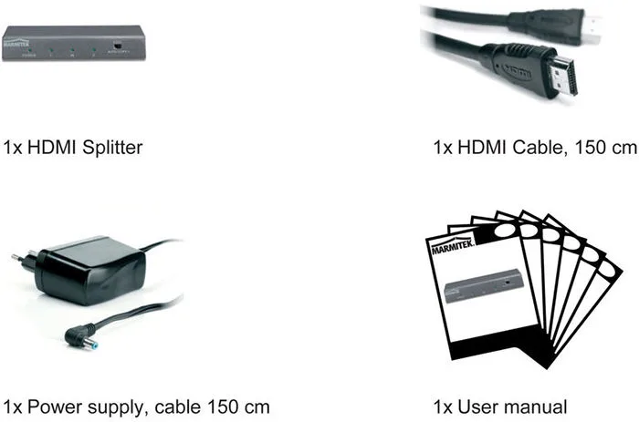 Marmitek Split 612 UHD 2.0 Commutateurs, switch et sélecteurs