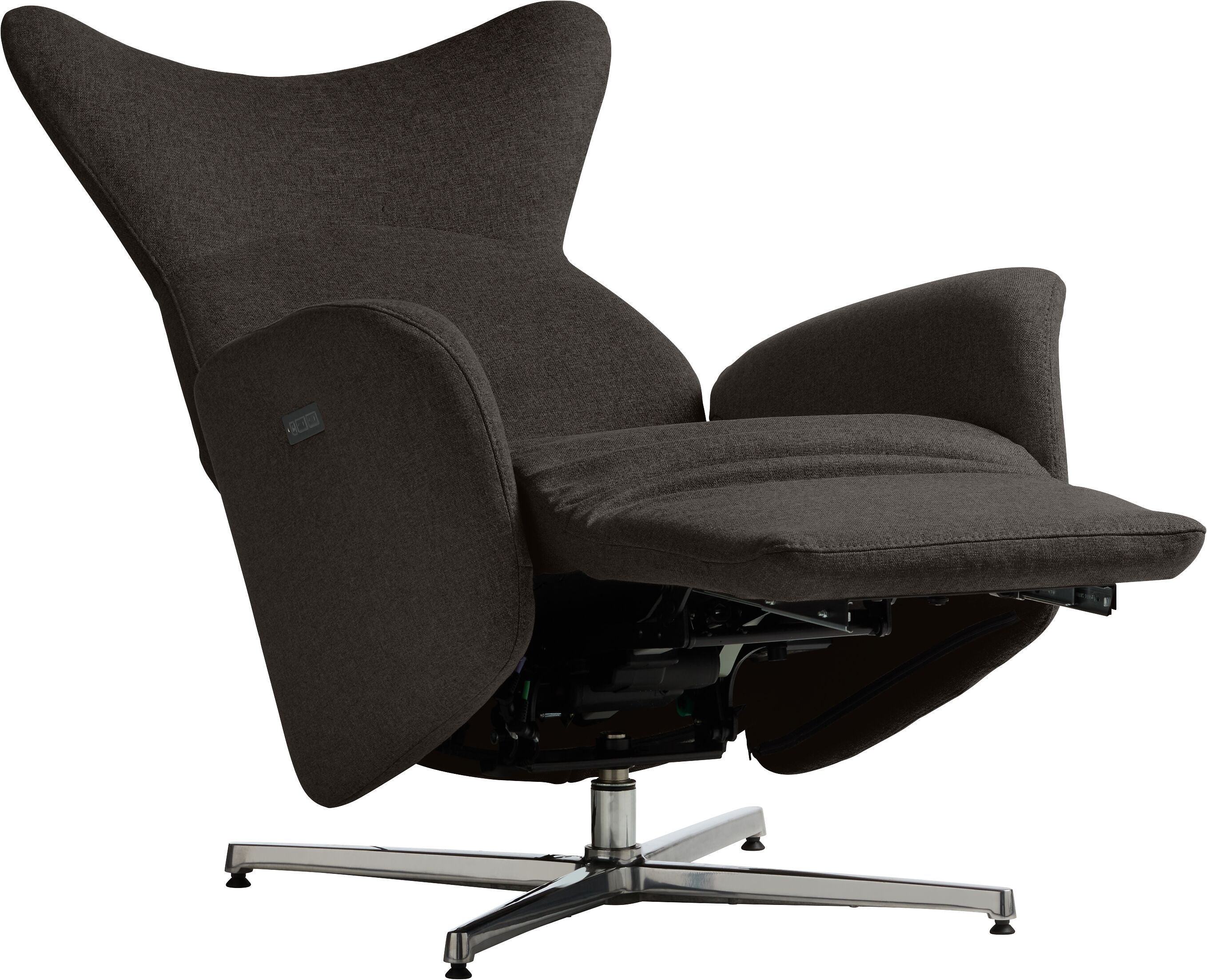 ASCAN Relaxsessel - Anthrazit / B: 76.0 cm x T: 78.0 cm x H: 114.0 cm