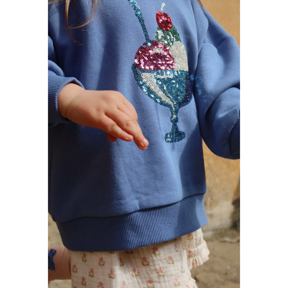 Køb Konges Sløjd Colony Blue Loumilla Sweatshirt Ocs