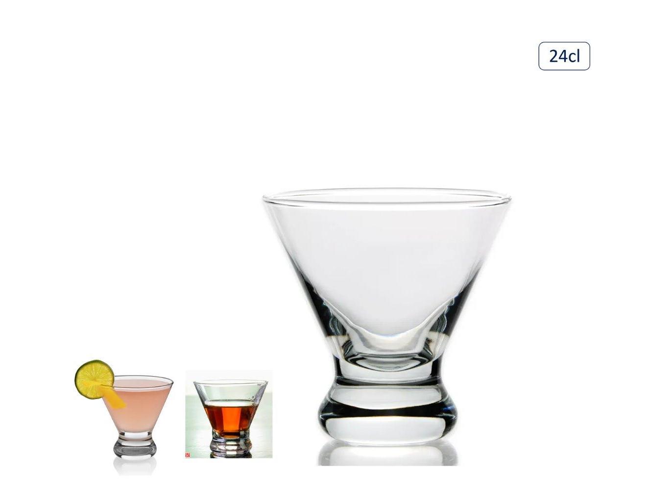 COPO COSMOPOLITAN EM VIDRO 24CL