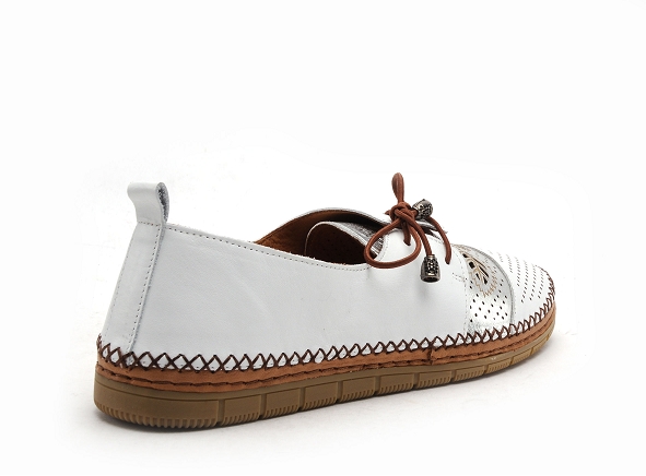 Coco abricot basses femme mirvaux blanc