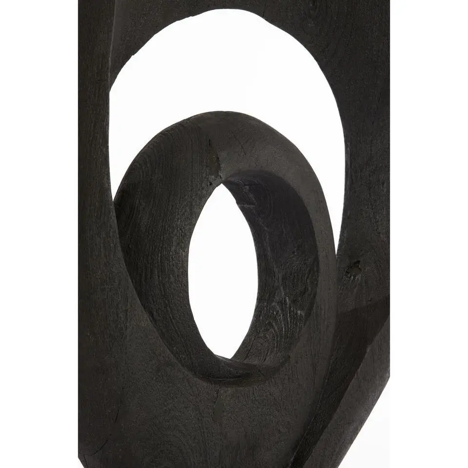 Ornament Randa - Zwart - 40x14x60cm