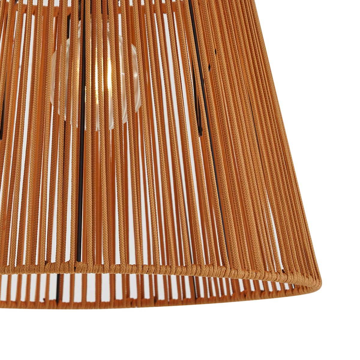 Japandi buiten plafondlamp met oranje touw IP54 - Jayla
