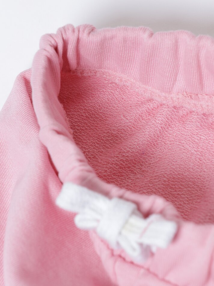 Conjunto com 2 calças de fleece básicas - tamanho médio, laranja.
