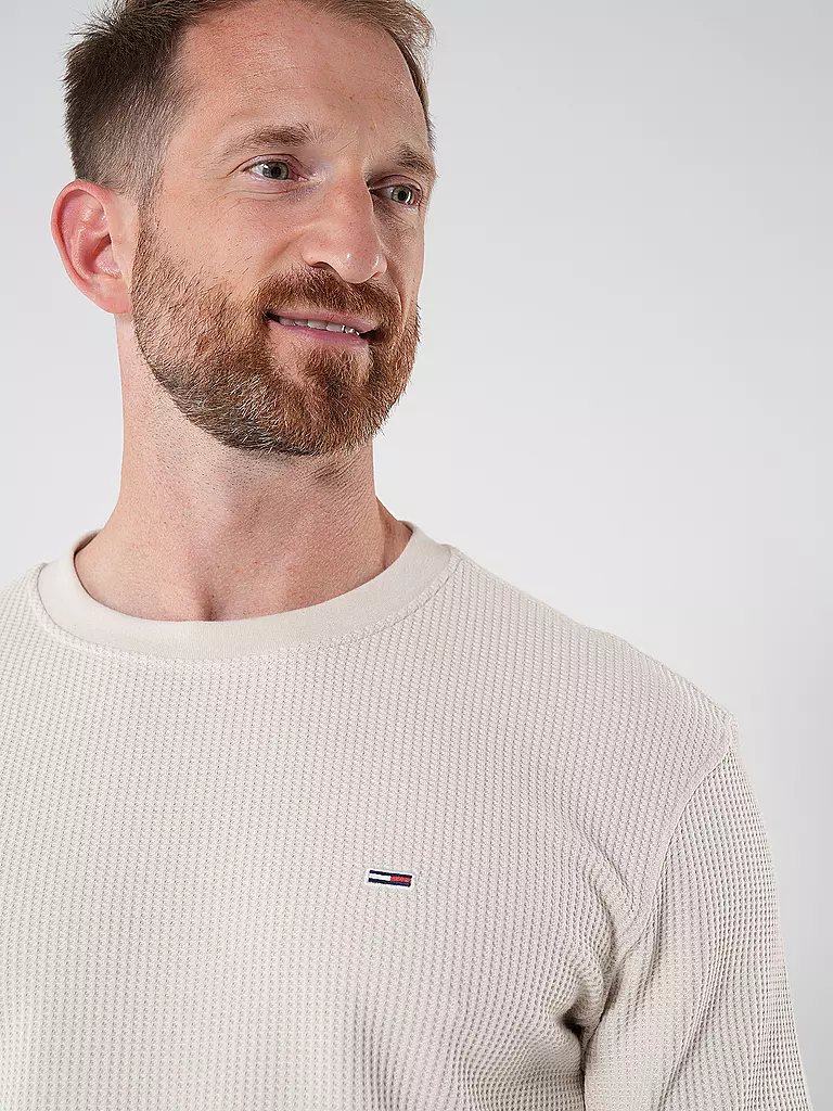 TOMMY JEANS Langarmshirt beige