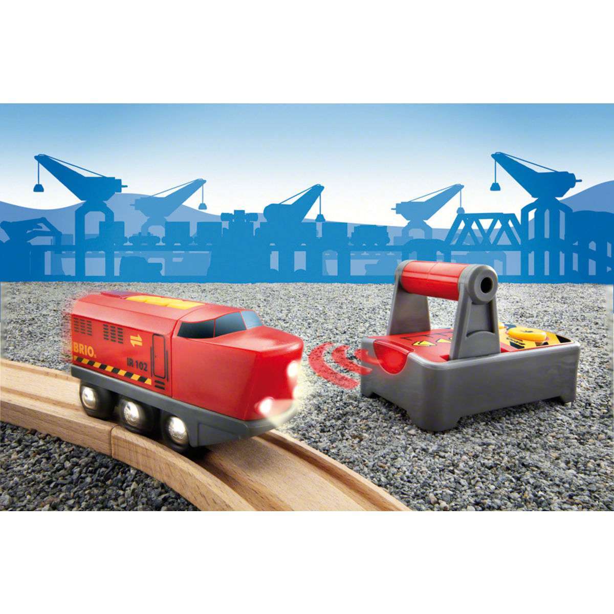 BRIO Spiel IR-Frachtlok