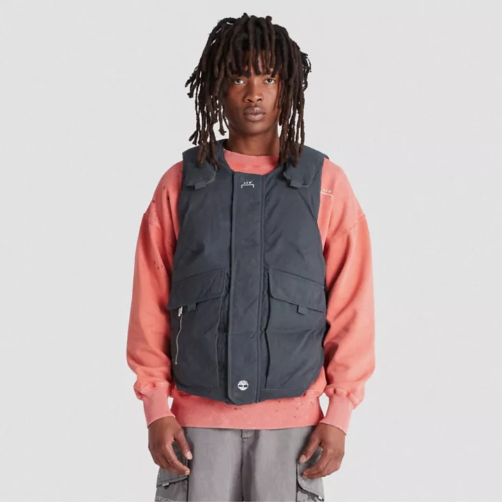 Gilet isolant Future73 Timberland x A-COLD-WALL* unisexe en gris foncé