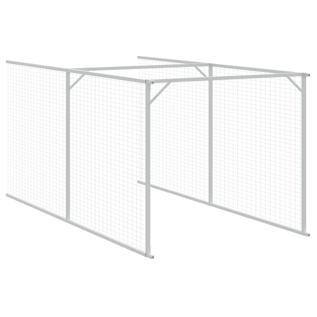 Niche pour chien avec toit anthracite 117x1017x123 cm