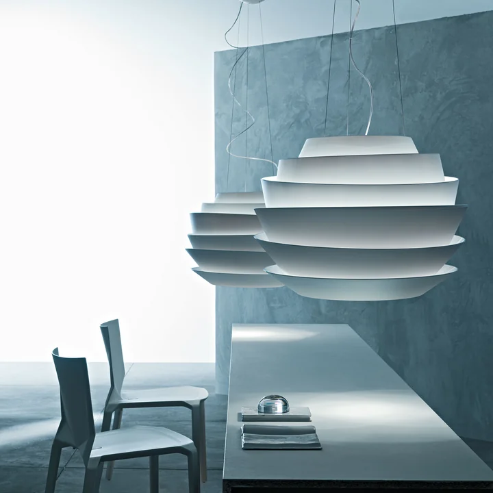 Foscarini - Le Soleil Pendelleuchte LED, weiss (dimmbar)