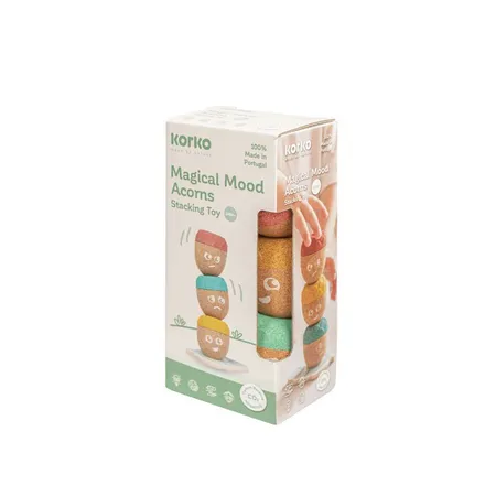 Korko Magical Mood Acorns Stapelspiel aus Kork