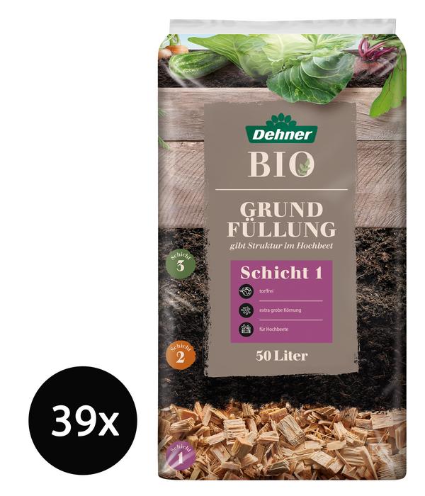 Dehner Bio Hochbeet-Grundfüllung, 39 x 50