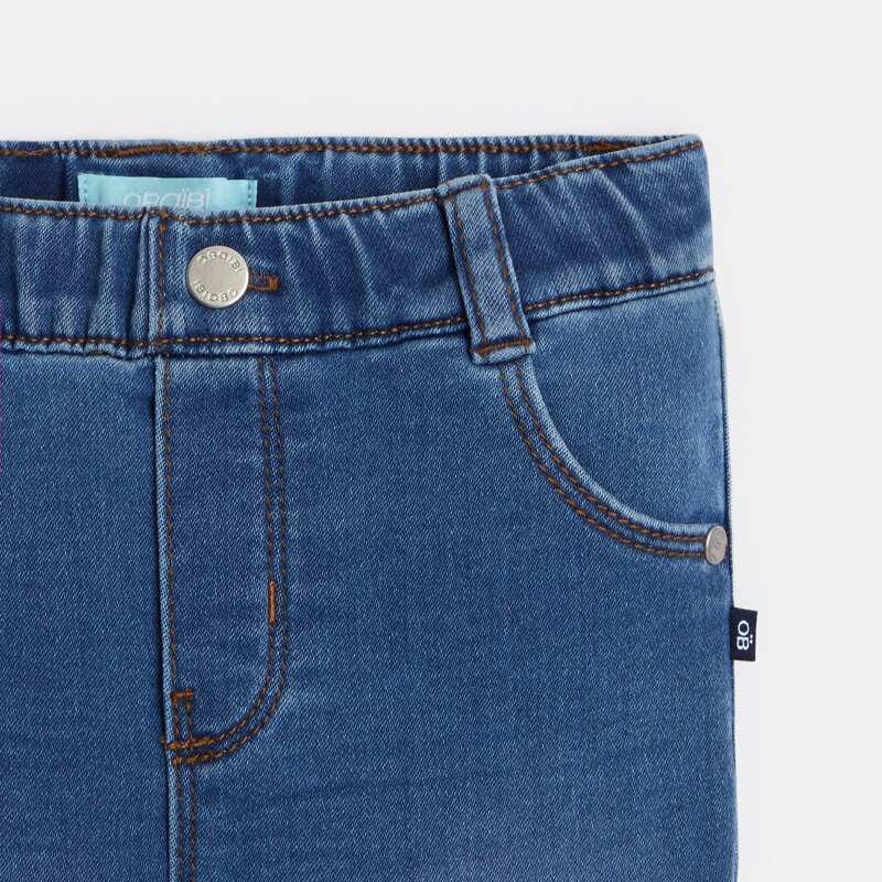 Jean confort ultra stretch enfilable bleu bébé garçon Bleu