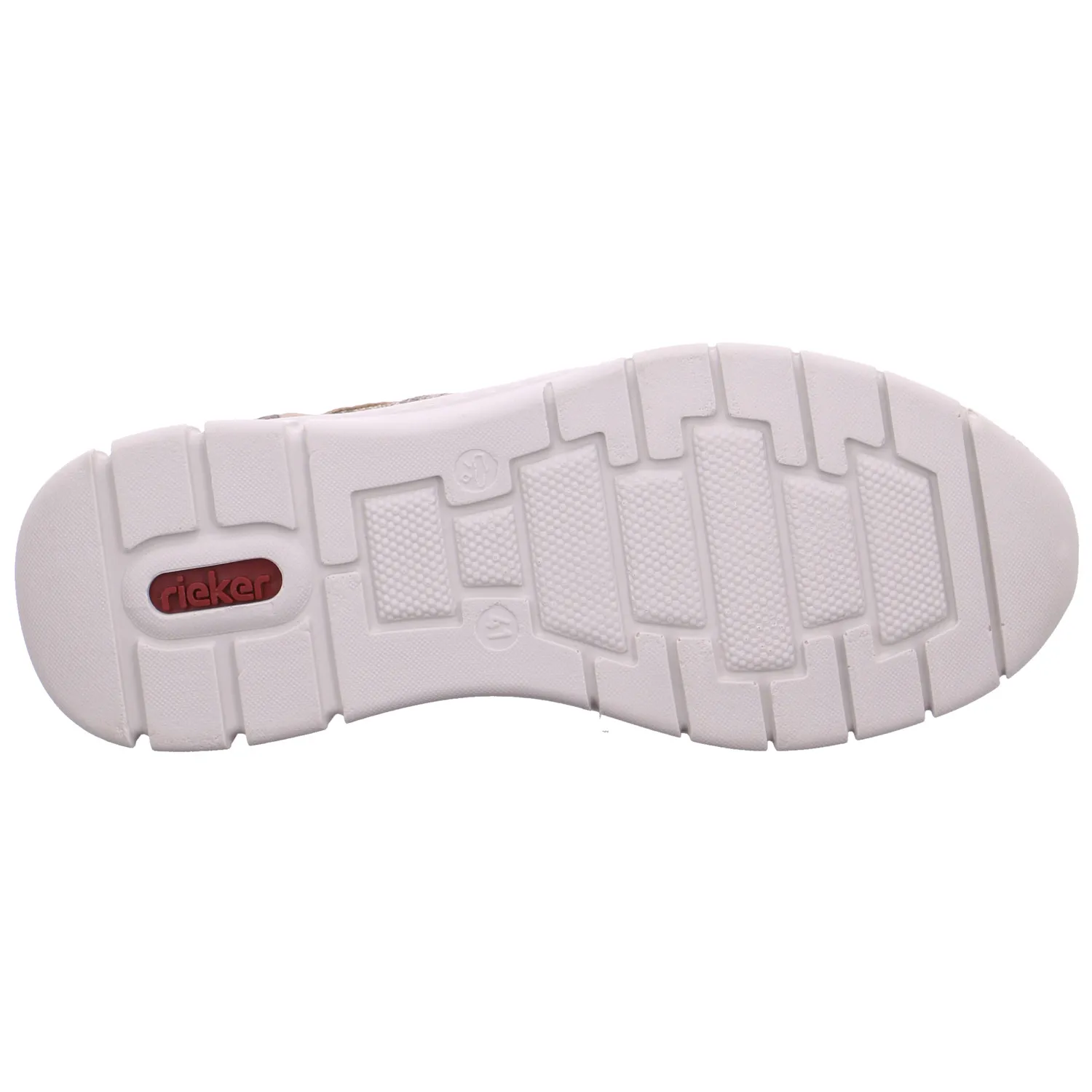 RIEKER Halbschuhe Sneaker Beige Lederimitat
