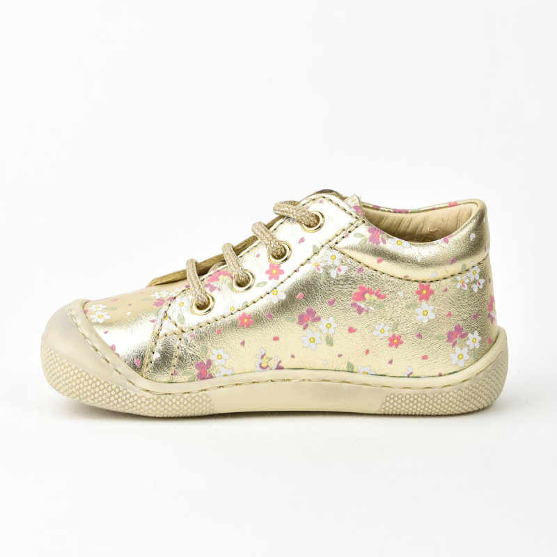 Naturino Naturino Barefoot Amur Print Soft Flowers Platinium