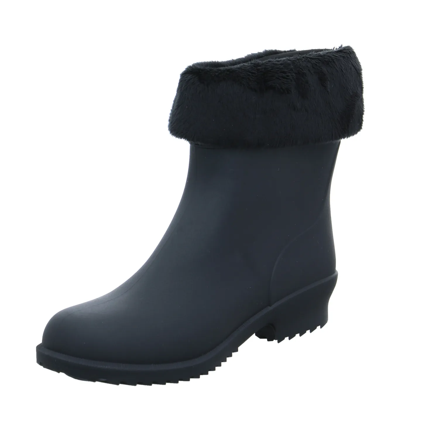 Gummistiefel Warmfutter Schwarz Synthetik
