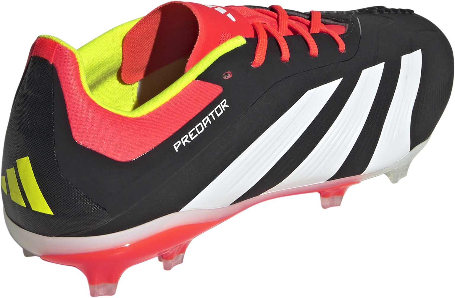 Predator Elite FG Junior Core Black/Footwear White/Solar Red