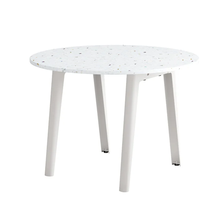 TipToe - NEW MODERN Venezia round Esstisch Ø 108 cm, cloudy white
