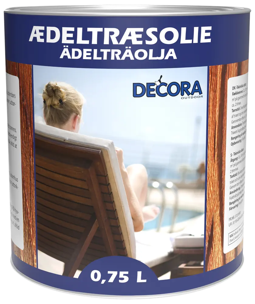 Decora Ædeltræsolie 0,75 L - teak