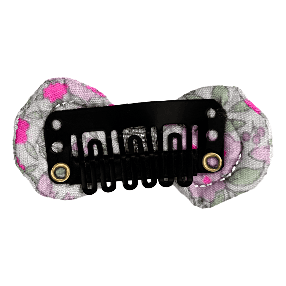 Barrette Noeud Anti-Glisse Serenade Fluo