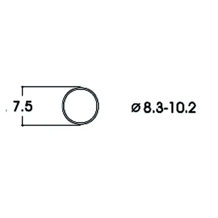 Roco Haftringsatz Gleichstrom, 8.3-10.2mm, 10 Stück