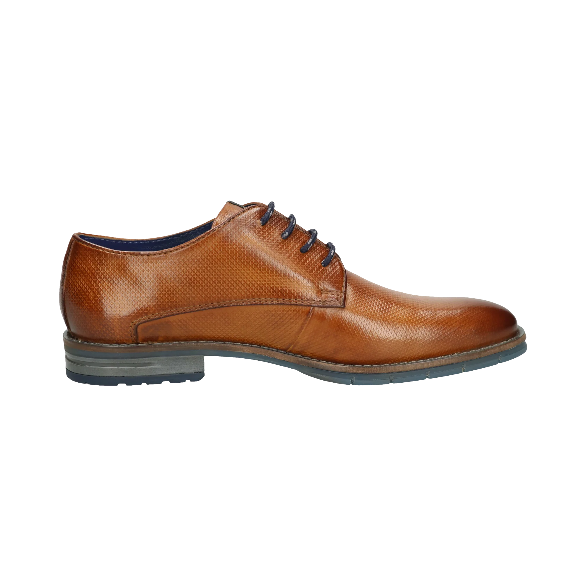 Leder Business Schnürer cognac